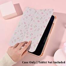1 Peça Capa Protetora com Slot para Caneta, Suporte Magnético Multi-Ângulo com Modo Dormir/Despertar Automático, Capa de Tablet Kawaii Compatível com Pro/Air/Compatível com Samsung Galaxy A9/S9/S7/S10+/Compatível com XIAOMI Pad/5/6/7 - Multicolorido - Visão 6