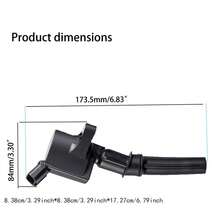 Set Of 8 Curved Boot Ignition Coil Pack Compatible With Ford Lincoln Mercury 4.6L 5.4L V8 Replacement For DG508 C1454 C1417 FD503 1L2U12029AA I2LU-12A388-AA C1417 DG473 DG481 DG491 - A - View 2