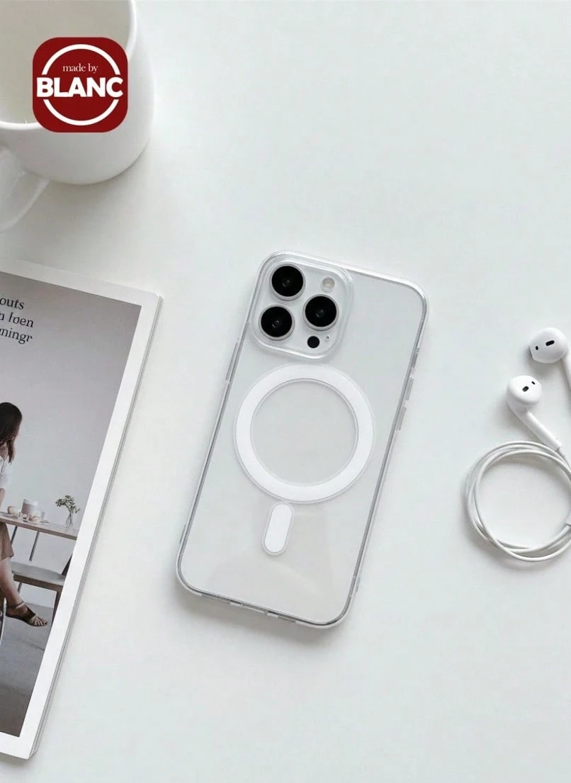 Transparent Soft Gel Magnetic Charging Case | Compatible With Magnetic Charging, Shock-Resistant And Slim, Compatible With Apple/ - Clear - View 1