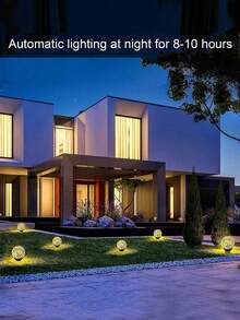 1 قطعة مصباح كرة زجاجية LED بالطاقة الشمسية، تأثير الزجاج المتشقق، إضاءة محيطية متعددة الألوان دافئة للحديقة والفناء والطاولة والمناسبات الاحتفالية، بطارية نيكل بالطاقة الشمسية - متعدد الألوان - مشاهدة 10