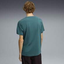 Puma Men's Essentials Short Sleeve Knit Crew Neck T-Shirt 69588341 - Dark Green - View 2