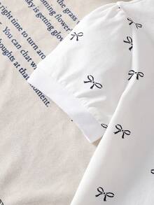 Camisa polo con lazo para niñas, camiseta de manga corta, estilo escolar, para verano - Blanco - Ver 4