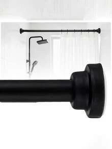 Barra de cortina de acero inoxidable extra larga, barra de cortina de ducha, barra de cortina, barra colgante de armario, barra extensible, barra de secado de ropa, barra colgante, soporte, barra organizadora de cocina, barra de cortina, longitud ajustable, barra de cortina de ducha, barra extensible para estantería de zapatos de gabinete de cocina y baño, estante de secado ajustable de acero inoxidable, barra toallera extensible para baño, barra de secado, barra colgante de gabinete de cortina - Multicolor - Ver 11