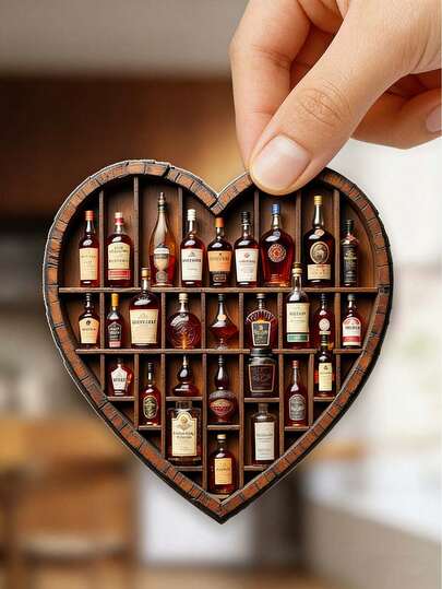 1pc Creative Wine Bottle Shaped Refrigerator Magnet, Magnetic Fridge Sticker, Home Decor Magnet - Ideal As A Gift For Wine Lovers, Or For Decorating Kitchen Refrigerators To Create A Home Bar Style, Accent Holiday Gatherings, Or As Everyday Kitchen/Bar Decor.