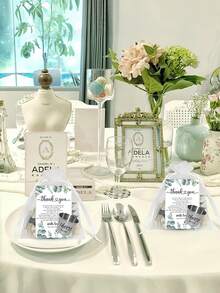 6个不锈钢迷你酒杯，附赠感谢卡和欧根纱袋，适合作为婚礼宾客回礼、新郎新娘派对礼物。 - 彩色 - 查看 5