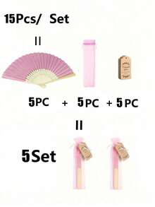Bộ 1-15 quạt xếp bằng gỗ màu hồng, kèm túi quà và thiệp cảm ơn, quạt cầm tay bằng tre cho cô dâu, quà tặng tiệc độc thân cho cô dâu, quạt cầm tay bằng tre cho phù dâu, phụ kiện chụp ảnh tiệc độc thân, quà tặng phù dâu và trang trí đám cưới, quà cưới hoàn hảo, trang trí đám cưới, lý tưởng cho các bữa tiệc và sự kiện, phụ kiện mùa hè, quạt xếp dành cho nữ. - Hồng - Xem 9