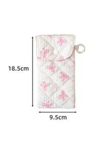 Fashionable Scratch-Resistant Glasses Protective Case, Flip Cover Minimalist Printed Cute Eyeglass Pouch, Portable - Multicolor - View 12