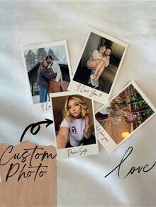 1pc/5pcs/10pcs Customized Photo Printing, Personalized Photo Printing, Wedding Photo Printing Card, Photo Printing Frame - Multicolor - View 4