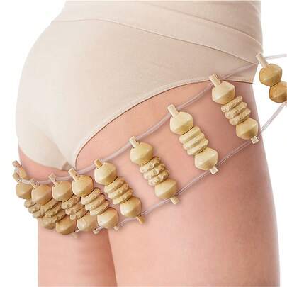 SilvaLex 木质按摩器，全身按摩器，手部按摩器，腿部按摩器，肩部按摩器，颈部按摩器，面部按摩器，背部按摩器，腰部按摩器，全身肌肉按摩，多功能按摩器，适用于身体不同部位，身体放松工具，适合家庭使用，可作为礼物送给家人、朋友、同学或女朋友。