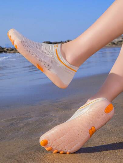 New Unisex Outdoor Sports Aqua Shoes, Suitable For Fitness, Camping, Streams, Beaches, Grasslands. Breathable Mesh, Non-Slip Sole, Quick-Drying, Versatile For Hiking, Swimming, Beach Activities, Yoga - Lightweight Sports Shoes For All Seasons