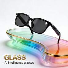 New Multi-Functional Audio Glasses, Featuring AI Smart Glasses That Support Real-Time Translation In 151 Languages, Are Equipped With A Built-In Microphone And Speaker, As Well As A 55mAh*2 Independent Battery. - Multicolor - View 7