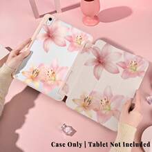 1个带笔槽的多角度磁吸支架保护套，支持自动休眠/唤醒功能，可爱平板电脑保护套，兼容Pro/Air/三星Galaxy A9/S9/S7/S10+/小米Pad/5/6/7 - 彩色 - 查看 2