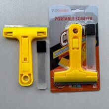 1pc Glass Cleaning Squeegee, Suitable For Bathroom, Kitchen, Home Use - Multicolor - View 5