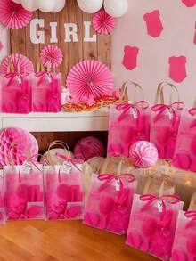 74 Pcs Wedding & Party Favor Supplies | Bridal Shower Gift Set | Includes Headbands, Puff | Multi-Color - K - View 5
