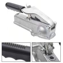 Heavy-Duty 2600kg Trailer Hitch Cast Coupling Tow Ball Coupler RV Camper 50mm P - A - View 7