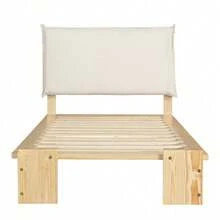 Bed Bases & Foundations - Natural + Wood+Fabric + 90cm*200cm - View 7