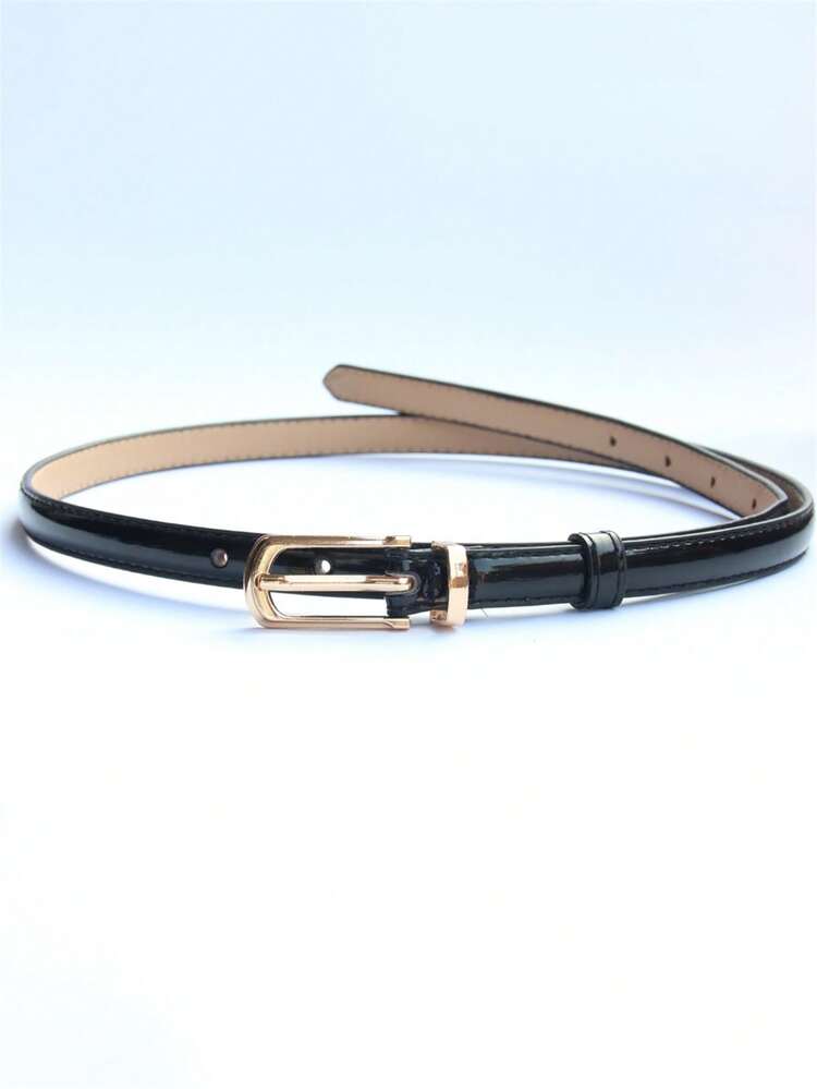 New Casual Minimalist PU Leather Belt, Versatile Accessory For Summer Dresses, Ins Style - Multicolor - View 11