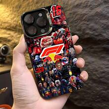 F1 Racing Team Collage Phone Case What Stylish Design What Anti-Slip Protection Compatible With  12, 13, 14, 15 Pro,  14 Plus,  15, 16 Pro Max,  17,  17 Pro,  17 Pro Max, And  17 Air. Made Of TPU Material, It Provides Anti-Slip And Anti-Drop Protection, Features A Stylish Design, High Aesthetic Appeal, And A Comfortable Feel. It's A Great Gift For Yourself, Family, Friends, And Loved Ones. - Black - View 4