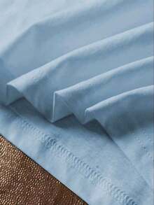 Coffee Club 印花休闲夏季女式100%纯棉短袖上衣，图案T恤，柔软面料，棉质服装，户外上衣，印花图案，夏季T恤，女式T恤，上衣，夏季衬衫，度假装，旅行风格，海滩风，简约度假装 - 淺藍色 - 查看 4