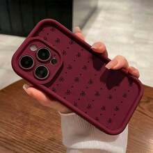 Elegant Bow Pattern Red Phone Case With Camera Protection For IPhone 17 17pro 17promax 16Pro,16ProMax,14,15,16,13,14,15,12,11 Promax,Plus,For Samsung S26PLUS,S26/S25/S23/S23/S24,A54,A53,A52,Glossy,Rugged Durable, Scratch-Resistant, And Stylish A Perfect Gift. - Nhiều màu - Xem 3