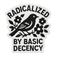 1pc "For Justice" Embroidered Patch, Vintage Patch, Floral & Bird Patch, Black & White Patch, Awakening & Freedom Patch, Suitable For Denim, Jackets, Hats, Bags, Creative Gift, Express Personalized, Iron-On/Sew-On - Black and White - View 2