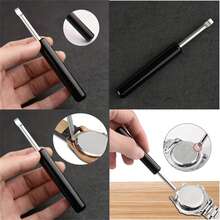1pc Stainless Steel Watch Back Opener Tool - Heavy Duty Watch Repair Tool With Precision Lever And Pins, For Battery Replacement, Strap Removal, Back Cover Opening - Compatible With Analog/Digital Watches (No Assembly Required) - Watch Repair Tools - View 6
