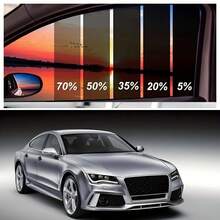 全新 50*300 厘米/19.68*118.11 英寸汽车窗膜，透光率可选 5%/15%/35%，汽车玻璃贴纸，汽车遮阳膜，夏季防紫外线膜，汽车贴膜，汽车车窗隐私膜 - A - 查看 3