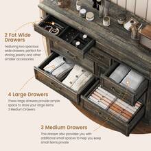 Dressers & Chests Of Drawers - 黑色 - 查看 7