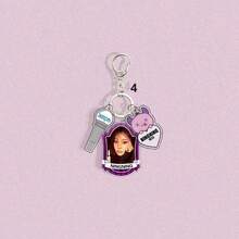 AES/PA Merchandise Keychain Pendant, Featuring Xiao Zha, Kim Min-Geun, Liu Zhi-Min, GISELLE, Ning Yizhuo, Shu Bao Keychain - Multicolor - View 8