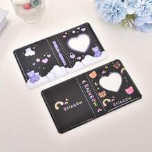 1 Set 3-Inch Mini Photo Album Heart Shaped Hollow Card Holder, Suitable For Collecting Photos, Business Cards, ID Cards, 40 Pockets, Random Style - one-size - View 1