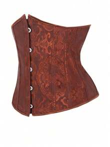 Đai nịt eo cho nữ, đai corset thắt dây họa tiết hoa jacquard cho nữ giúp định hình vòng eo. - Nhiều màu - Xem 3