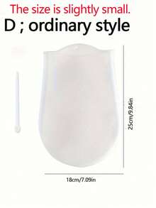 1 pieza Bolsa amasadora de silicona, Mezclador de masa antiadherente para uso doméstico en la cocina - Bolsa para amasar masa - Blanca - Ver 10