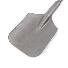 SHIOUCY Silver Clay Spade Chisel Bit 15.7x5.1in For Construction Demolition, Excavation Chisel Bit For Concrete Brick, Shovel Chisel Bit For Landscaping Trenching, Five-Pit Chisel Bit For Soil Shoveling - Modern - View 8