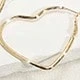 Oro en forma de corazón