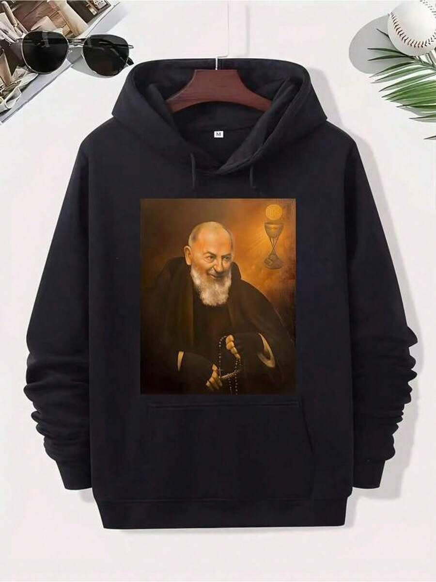 Men Outdoor Hoodies & Sweatshirts - Black - View 1