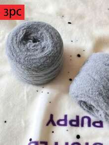 1 pieza de aproximadamente 80g de hilo de ganchillo tejido a mano, material especial de hilo de nube de 5 capas de mousse de menta cálido y delgado, adecuado para bufandas, mantas, regalos y decoración de San Valentín y Navidad - Multicolor - Ver 24