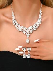 Bộ trang sức 3/4 món phong cách Gothic màu đen gồm mặt dây chuyền, bông tai và vòng tay dành cho nữ, thích hợp cho tiệc Halloween, phong cách đường phố, làm quà tặng hoặc đeo hàng ngày. - đen - Xem 21