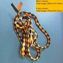 Horse Supplies - Thickened Horse Lead Rope, Large Silver Metal Buckle & Hook, 4-Strand Braided Horse Leash, Pet Leash - Multicolor - View 7