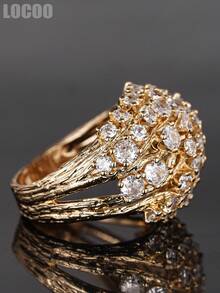 1 PC Romantic Cubic Zirconia Ring For Women For Wedding Engagement Anniversary Party Jewelry Valentine's Day Gift - 1# - View 4