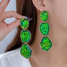 Latest Fashion Exaggerated Glamorous Resort Style Dangle Earrings - Multicolor - View 7