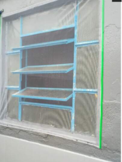 Tela Mosquiteira Janela  Ajustável Anti Inseto Mosquito Pernilongo 130x150 Com Fita Adesiva