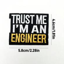 33个趣味字母标语熨烫贴片，可用于服装DIY刺绣贴布、热熔贴片、熨烫贴纸和徽章，为您的装扮增添时尚气息。 - C - 查看 9