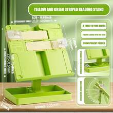 1 Giá đỡ đọc sách đa năng có thể điều chỉnh, Giá đỡ đọc sách/học tập cho học sinh, Giá đỡ sách để bàn dễ điều chỉnh để đọc sách, Bảo vệ thị lực, Hỗ trợ cổ thoải mái khi trở lại trường - Nhiều màu - Xem 17