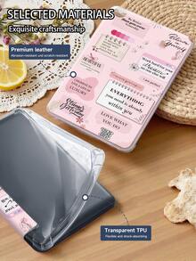 Ayotu 1件装治愈标语平板电脑保护套和Kindle电子书保护套，兼容第10代、11代/Air 4代/Air 7代/9.7英寸，兼容三星Galaxy Tab A9 Plus、Kindle（第11代-2024年发布）（6英寸）、Kindle Paperwhite第12代2024年，绝佳节日礼物，时尚简约图案。 - 彩色 - 查看 8