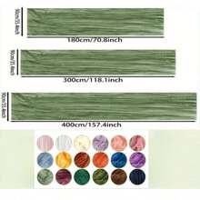 Khăn trải bàn vải voan mỏng phong cách Bohemian dài 3 mét, trang trí bàn tiệc kiểu nông trại đồng quê cho tiệc tùng, đám cưới, tiệc cô dâu, dài 400 cm. - Màu tím  Violet - Xem 7