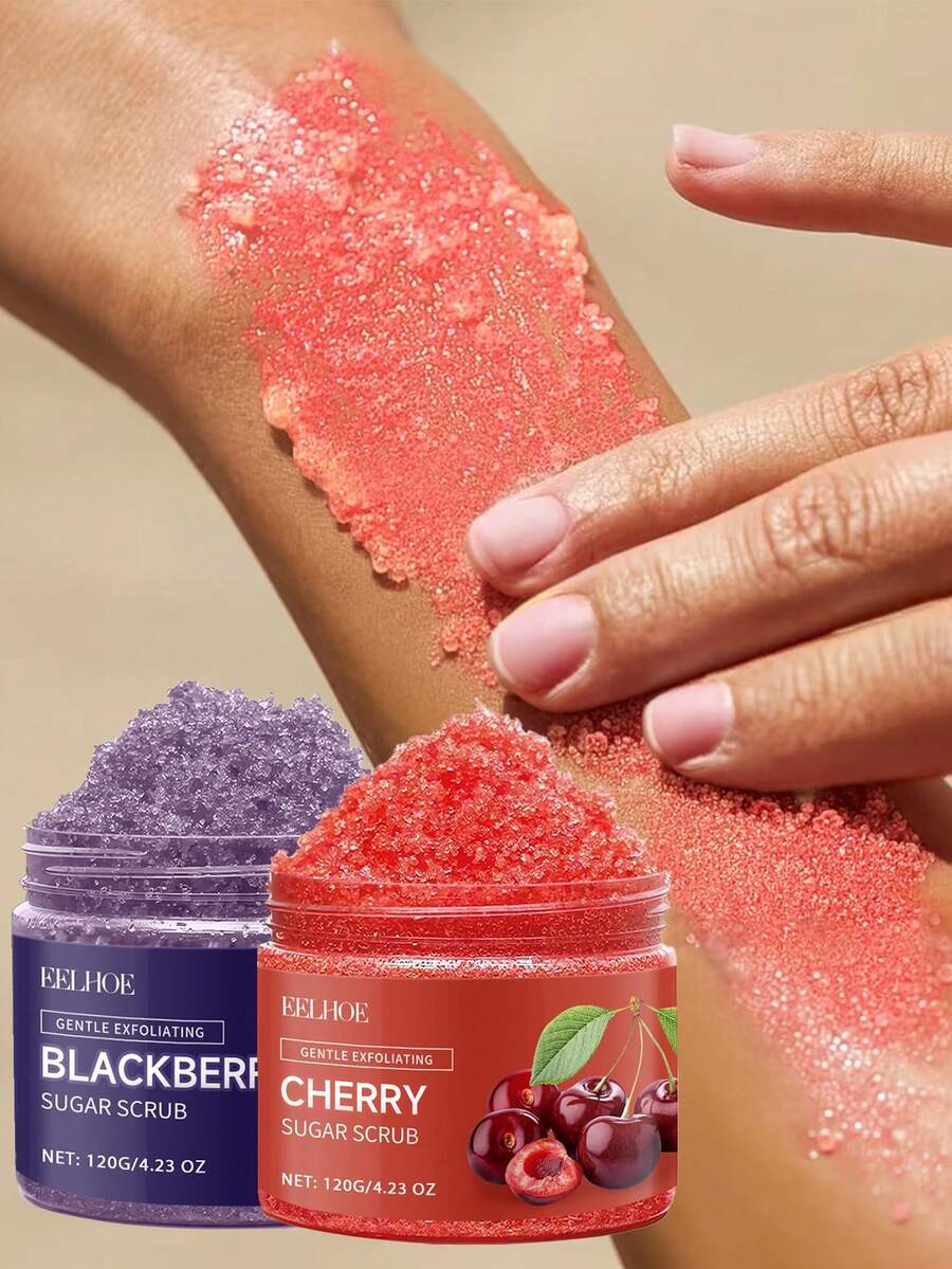 120克樱桃/糖身体及足部磨砂膏，富含乳木果油和海盐，温和去除角质，清洁、保湿并滋养肌肤。 - 多種香型 - 查看 1