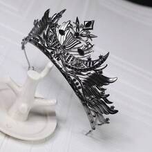 1-Piece Set - Black Crown Stage Show Dress Accessories Dress Headpiece - 黑色 - 查看 4
