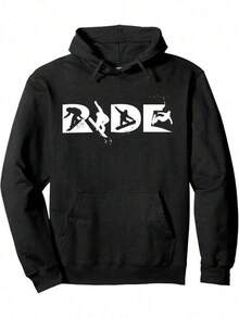Men Outdoor Hoodies & Sweatshirts - Black - View 7