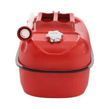 SHIOUCY 20L/4.4 Gallons Fuel Container, Red Portable Fuel Tank, Fuel Can With Fueling Pipe - Red - View 7