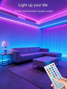 Lampu Strip LED USB 1m-30m, Lampu Strip LED dengan Kontrol Jarak Jauh Inframerah 44 Tombol, Lampu Strip LED RGB Pintar 32,8 kaki, Mendukung Kontrol Aplikasi, Pengaturan Timer, dan Mode Musik. Cocok untuk Kamar Tidur, Komputer, Lemari, dll. Lampu Dekoratif LED, Sempurna untuk Pesta Ulang Tahun, Perayaan Liburan, dan Hadiah Natal, Dekorasi Rumah, Kamar Tidur, Ruang Tamu, Rumah, Natal, Pesta, Pernikahan, Dekorasi Natal - cahaya polikromatik - View 5
